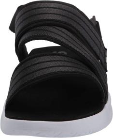 img 3 attached to 👟 Black and White Adidas Women's Sandals - Women's Shoes