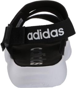 img 2 attached to 👟 Black and White Adidas Women's Sandals - Women's Shoes