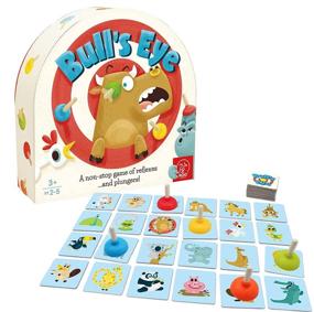 img 4 attached to 🎯 Bull's Eye Match: Fast-Paced Animal Matching Game for Ages 3+ - Flip, Plunge, and Win!