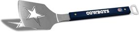 img 3 attached to 🏈 YouTheFan NFL 18&#34; Stainless Steel Sportula (Spatula) with Built-in Bottle Opener