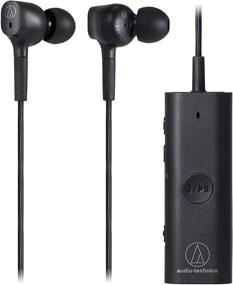 img 2 attached to 🎧 Black Audio-Technica ATH-ANC100BT QuietPoint Wireless In-Ear Active Noise-Cancelling Headphones