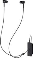 🎧 black audio-technica ath-anc100bt quietpoint wireless in-ear active noise-cancelling headphones logo