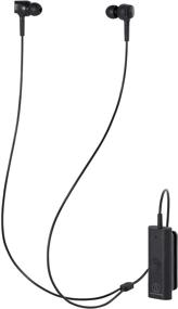 img 3 attached to 🎧 Black Audio-Technica ATH-ANC100BT QuietPoint Wireless In-Ear Active Noise-Cancelling Headphones