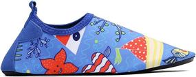 img 1 attached to 🏊 Ultimate Outdoor Sports Barefoot Aqua Socks Slippers for Active Kids: Ideal for Yoga, Running, and Swimming