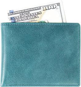 img 2 attached to 👔 Premium Genuine Leather Men's Wallets, Card Cases & Money Organizers with Parrigai Bifold Blocking Technology