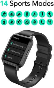 img 1 attached to 💪 Deeprio Smart Watch, 1.52" HD Screen, Personalized Watch Faces - Blood Oxygen, Heart Rate, Sleep Monitor - IP68 Waterproof Fitness Tracker - Smartwatches for Android iOS Phones, Men Women - Black, Vidaa