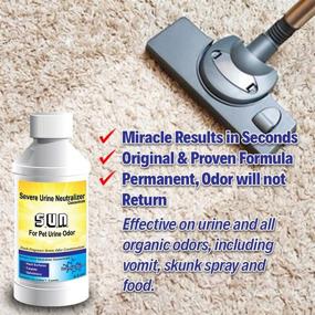 img 1 attached to REMOVEURINE: Powerful Pet Odor Eliminator & Urine Destroyer Spray for Home - Effective Urine Remover for Dogs and Cats - Professional Pet Carpet Cleaner