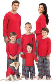 img 4 attached to 👨 Plaid Matching Family Pajamas - PajamaGram Classic Matching Pajamas