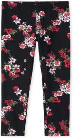 img 1 attached to 🎄 Girls Holiday Leggings: The Children's Place Leggings for Girls' Clothing