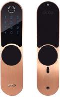 🔒 dato smart lock l-f500: keyless entry front door locks with homekit, exterior locksets for homes, rose gold - fingerprint, digital keypad, bluetooth, quickset, app-enabled. ideal for airbnb logo