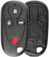 🔑 keylessoption car key fob shell replacement: e4eg8d-444h-a, oucg8d-387h-a logo