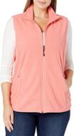 full-zip polar fleece vest for women - amazon essentials plus size логотип