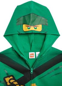 img 2 attached to 👕 Одежда для мальчиков и модные худи и свитшоты - LEGO Ninjago Свитшоты с молнией