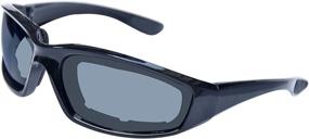 img 1 attached to Killer Whale Men's Motorcycle Glasses, Riding Glasses Bundle - 3 Pairs