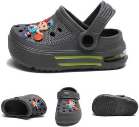 img 2 attached to 🌿 Children's Garden Shoes: Shadowfax Boys Clogs with Slip-On Sandals & Air Cushion Sole