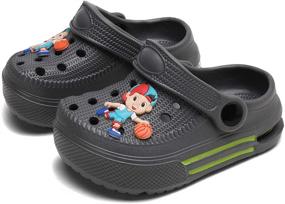 img 4 attached to 🌿 Children's Garden Shoes: Shadowfax Boys Clogs with Slip-On Sandals & Air Cushion Sole