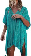 stay chic at the beach: jeasona women’s crochet dress bathing suit cover up logo