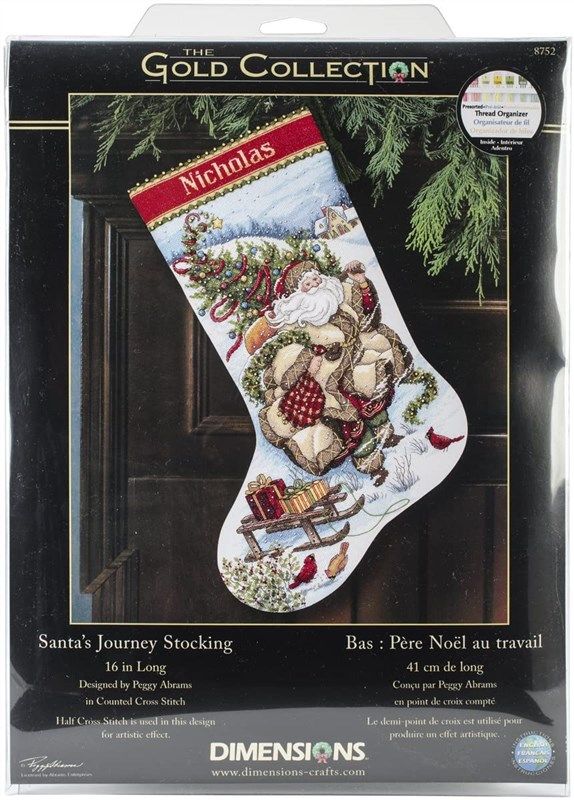 dimensions needlecrafts counted journey stocking 로고