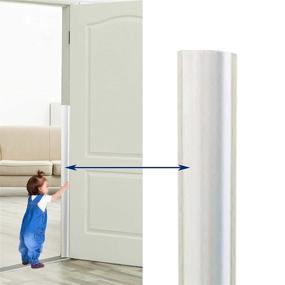 img 4 attached to 🚪 Happlife Finger Pinch Door Guard Set: Ultimate Child Safety Shield for 90 & Probably 180 Degree Doors