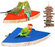 🦜 s-mechanic bird perch stand birdcage platform: ideal for small to medium parrots logo