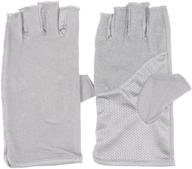 lightweight breathable fingerless driving gloves: essential men's accessories logo