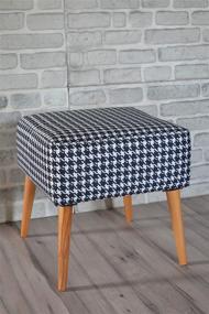 img 3 attached to Pyramid Home Decor Century Ottoman