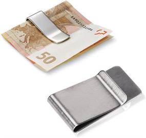 img 2 attached to 💳 Silver Stainless Credit Card Holder - WAF