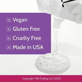 img 3 attached to TKB Lip Gloss Base - Clear Versagel Base for DIY Lip Gloss, Made in USA - 11 oz (2 x 5.5 oz bags) Mineral Oil-Free ($1.37/oz)
