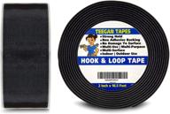 🔒 adhesive loop tape: versatile fastening strips for sewing, crafting & diy - white 2 inches x 16.5 feet logo