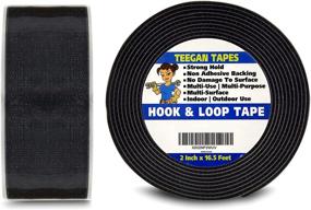 img 4 attached to 🔒 Adhesive Loop Tape: Versatile Fastening Strips for Sewing, Crafting & DIY - White 2 Inches x 16.5 Feet