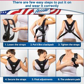 img 1 attached to 👍 Universal Adjustable Posture Corrector for Men and Women - Upper Back Brace for Clavicle Support, Neck & Shoulder Pain Relief