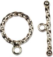 💍 cousin sterling silver twist toggle - 1 pack logo