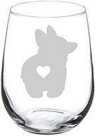 бокал для вина corgi stemless логотип