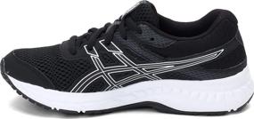 img 2 attached to 👟 ASICS Girls Gel Contend Little Silver Shoes