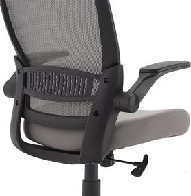 img 2 attached to 🪑 Enhance Your Office Comfort with the Amazon Basics Ergonomic Adjustable High-Back Mesh Chair in Grey