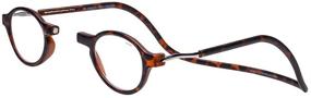 img 4 attached to 👓 CliC Magnetic Reading Glasses | Computer Readers with Replaceable Lens | Adjustable Temples | Classic Style | Matte Tortoise, 2.00 Magnification