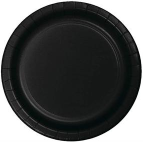 img 2 attached to 🍽️ Creative Converting Value Pack 7-inch Black Velvet Round Paper Plates - Perfect for Desserts!
