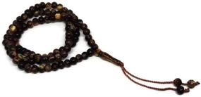 img 3 attached to Enhancing Islamic Devotion: AMN106 Muslim Tasbih 99 📿 Beads for Dhikr and Prayer with Engraved Allah Muhammad Names