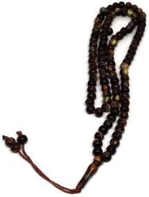 img 1 attached to Enhancing Islamic Devotion: AMN106 Muslim Tasbih 99 📿 Beads for Dhikr and Prayer with Engraved Allah Muhammad Names