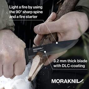 img 3 attached to The Ultimate Morakniv Bushcraft Knife: Incomparable Performance in Sleek Black