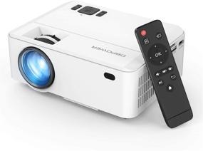 img 4 attached to DBPOWER Upgraded 3500 Lux Mini Projector: Long-Lasting 50000 Hrs, 1080P Support, HDMI, USB, VGA, AV, TF, TV Stick, Smartphone Compatible, Enhanced Brightness and Reduced Noise