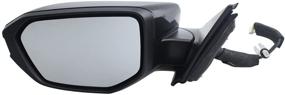 img 3 attached to 🔍 1 Pack Left Mirror Replacement (Non-Heated), TYC 4720732-1, for Honda Civic