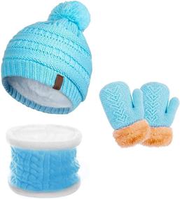 img 4 attached to Toddler Infinity Thermal Bufandas Childrens Girls' Accessories