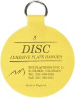 🍽️ invisible english disc adhesive medium plate hanger set: securely hang your plates with 4-3 inch hangers logo