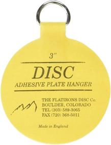img 1 attached to 🍽️ Invisible English Disc Adhesive Medium Plate Hanger Set: Securely Hang Your Plates with 4-3 Inch Hangers