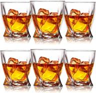 🥃 farielyn-x crystal whiskey glasses: set of 6 premium scotch tumblers for bourbon, cocktail, cognac & more - 10oz large crystal glass cups for men & women logo