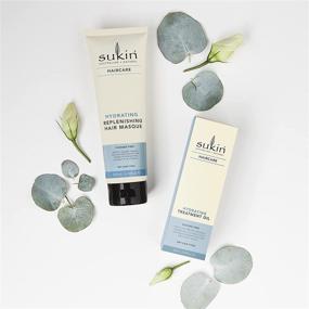img 2 attached to 🌿 Sukin Hydrating Replenishing Hair Mask: Ultimate 6.76 oz. Solution for Nourished Hair