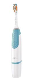 img 4 attached to Philips Sonicare HX3631/06 Powerup Battery Toothbrush - Medium Size in Scuba Blue