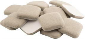 img 4 attached to 🛋️ SoftTouch 4715895N: 1-1/2 Inch Extended Wear Linen Furniture Pads - Ideal for Hard & Uneven Surfaces (16 Count)