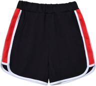 🏀 youth active shorts with pockets for girls' basketball clothing logo